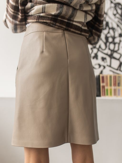 юбка из экокожи 1006-0603 - Трика фото 4