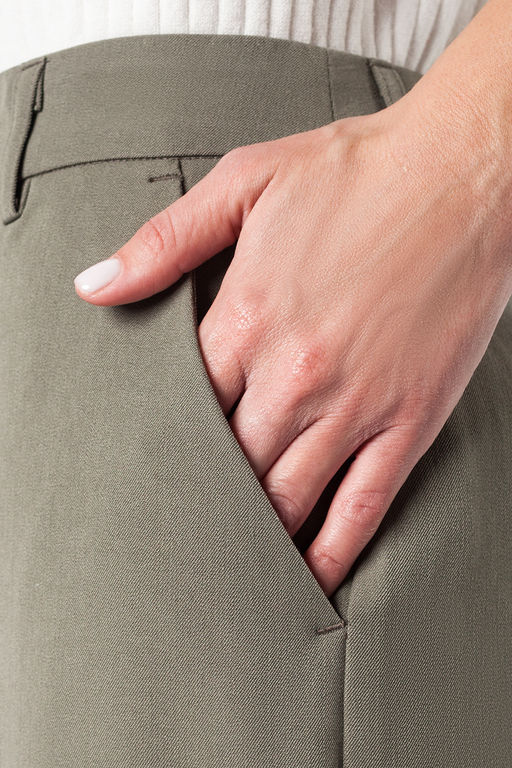 VILATTE / Брюки прямого кроя из поливискозы с эластаном  фото 3