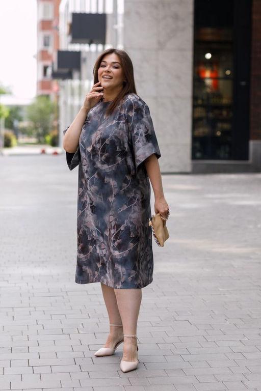 Платье Luxury Moda 1443 серый