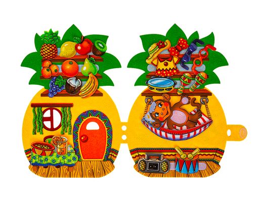 Развивающая книжка из фетра Ананас - Smiledecor фото 3