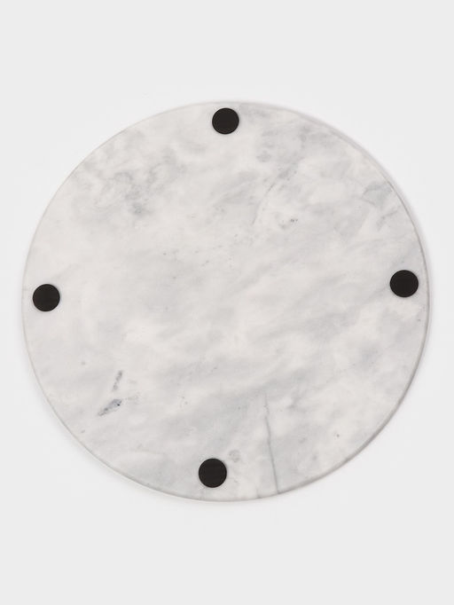 Доска для подачи Magistro Marble, d=30 см, из мрамора