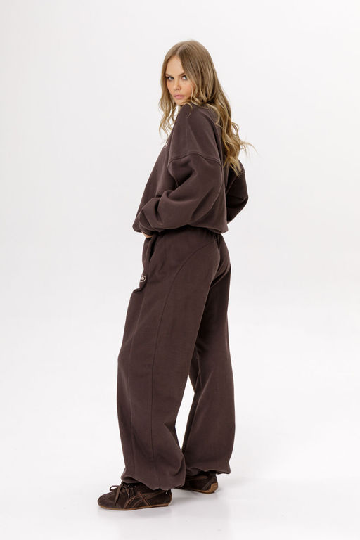 Джемпер Pirs 6530 коричневый с лого