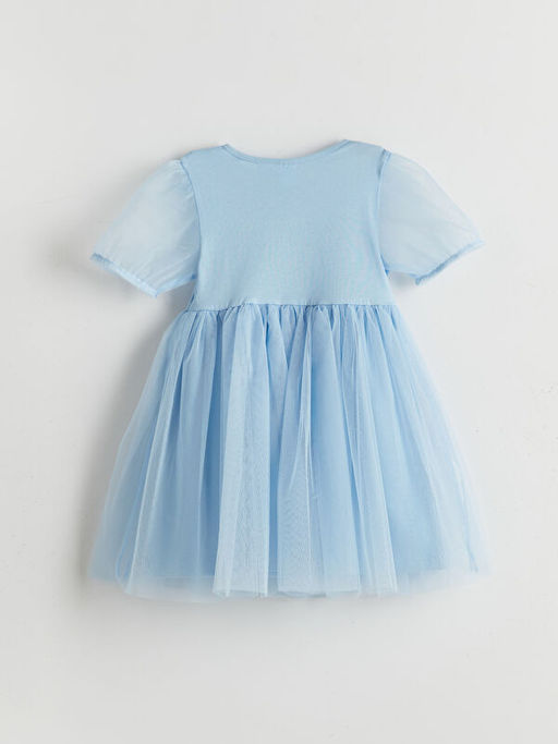 Elsa Baskl? K?z ?ocuk Penye Elbise