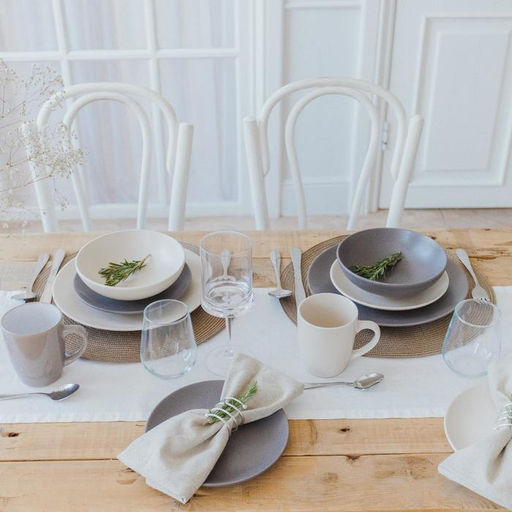 Цена за 2 шт. Кружка Доляна «Дымка», 360 мл, керамика, цвет коричневый