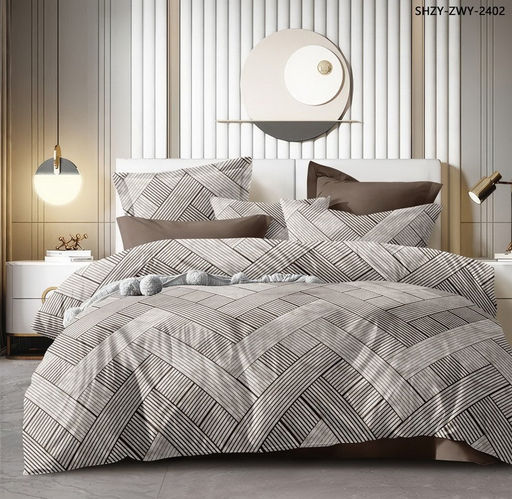 Постельное белье - Поплин 6777 Застил 2-спальный с Евро простыней (молния) - Luteks фото 2