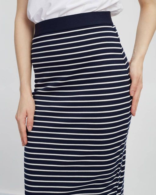 Юбка-миди в полоску - Incity фото 4