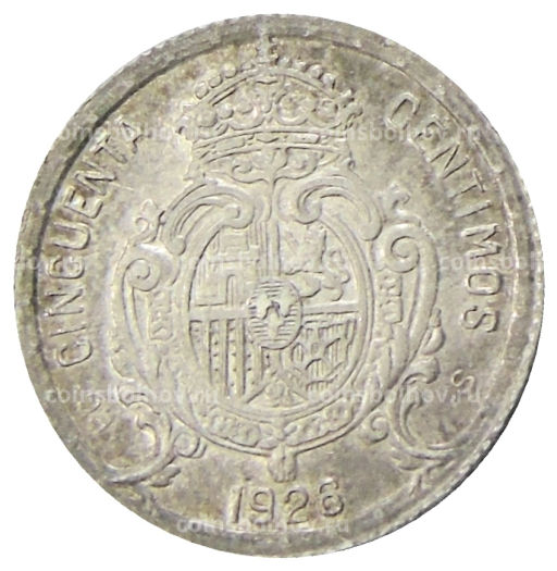 50 сентимо 1926 года Испания