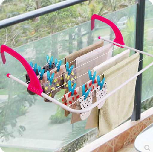 Сушилка для белья навесная 55х32 см / 5028 /уп 40/ОРР - Галеонтрейд фото 2