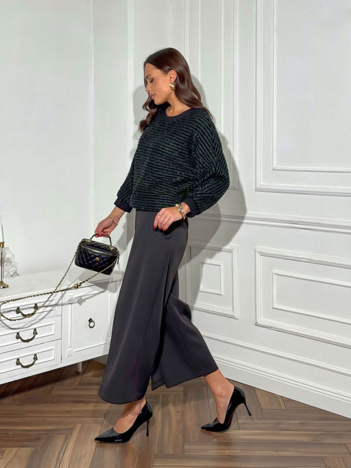 Костюм DilanaVIP 2124 зеленый/черный