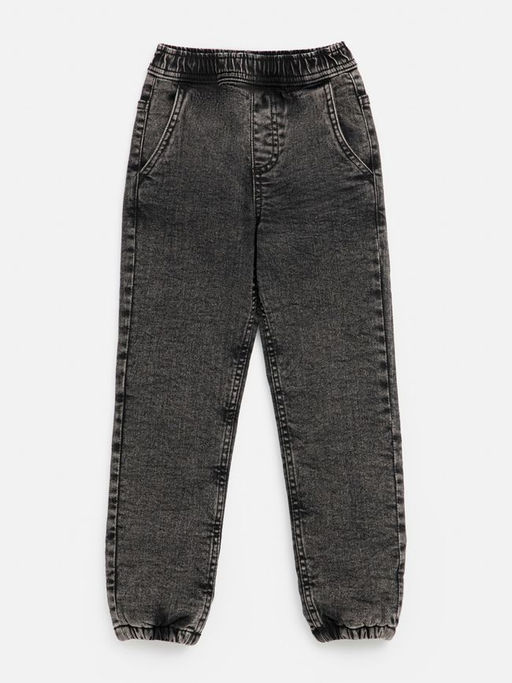 ACOOLA / Брюки джинсовые (утепленные) детские для мальчиков Gorman темно-серый  фото 2