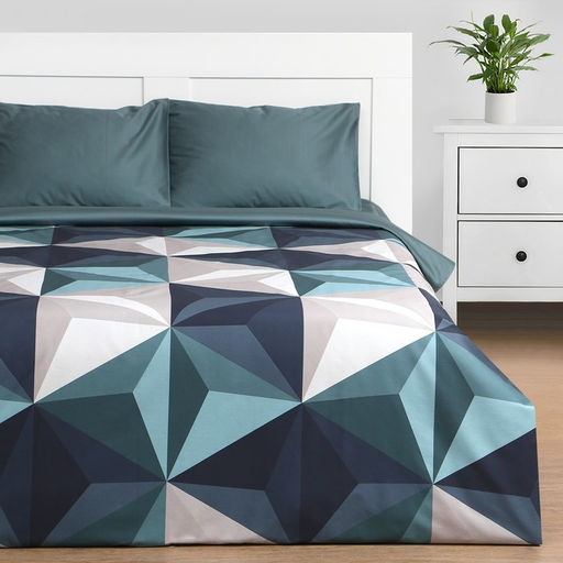 Постельное бельё Этель Евро Даймонд 200х210 см, 210х240 см, 50х70 см - 2 шт, мако-сатин фото 3