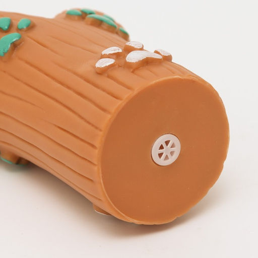 Игрушка пищащая Ветка с лапками для собак, 9 см, коричневая - Пижон фото 4