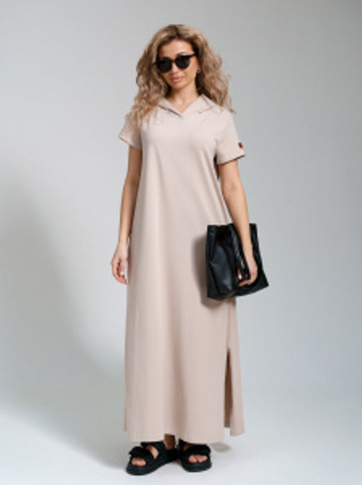 970 Платье-мантия "Бежевый"