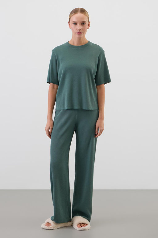 Е 20197/темный лес пижама жен