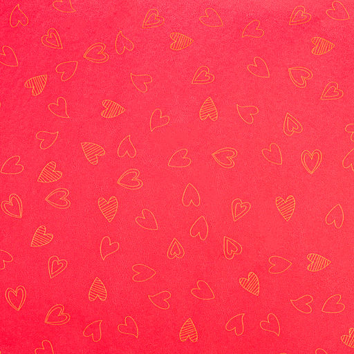 Цена за 10 шт. Бумага упаковочная тишью, Сердечки, 50 см ? 70 см 17 грамм, винная