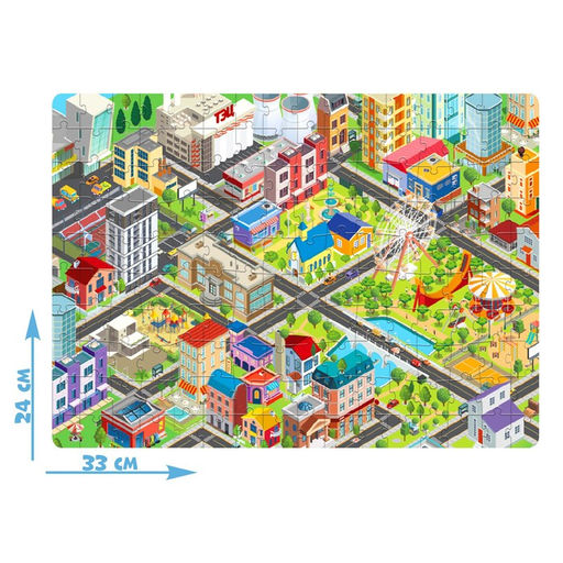 Цена за 2 шт. Пазл «Вид на город», 160 элементов