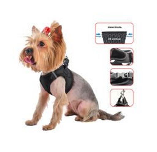 Шлейка Редпл. текстил. 3х-сл. Zoo-M "Кай" Кордюра+3d-сетка размер:M (обхв груди 27-33см)со светоотр 035103