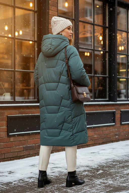 Зимняя куртка, большие размеры арт.6679-1