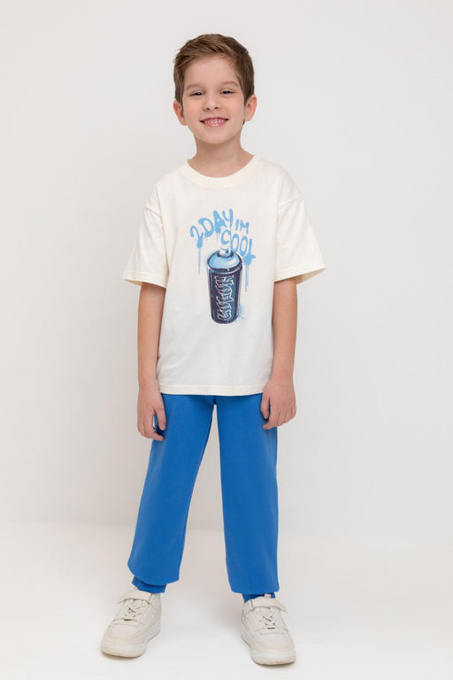 КР 400633/ярко-голубой брюки для мал