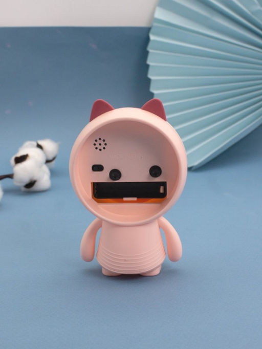 Часы-будильник Lovely cat, pink (14,5х8,5 см)