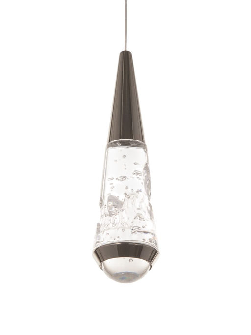 Светильник BayerLux «Сандрес», LED, 5 Вт, 4000К, чёрный хром, 7×7×26-176 см