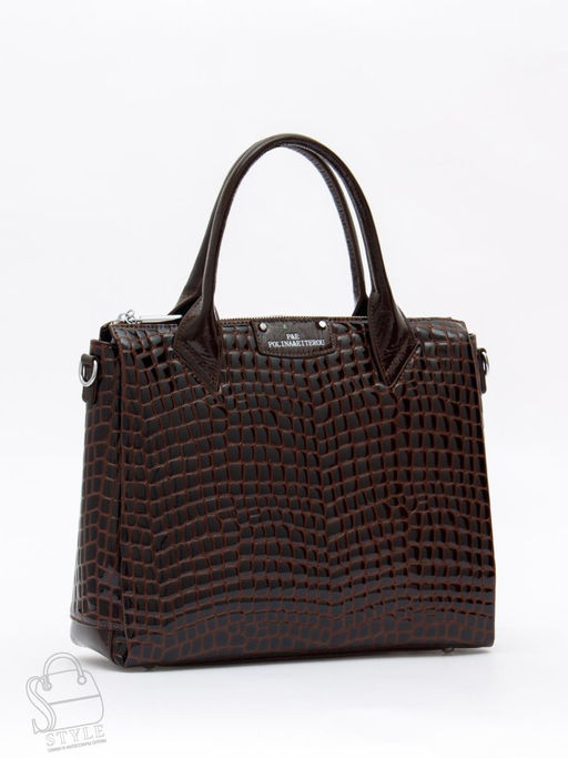 Сумка женская кожаная 1243-6Y coffee Polina&Eiterou
