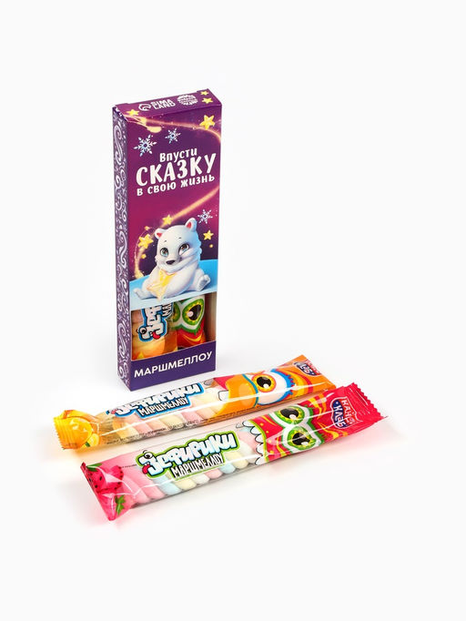Цена за 2 шт. Маршмеллоу-стик Впусти сказку в свою жизнь, вкус: клубника и манго, 10 г ( 2 шт. ? 5 г). - Фабрика счастья фото 3