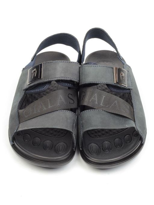 04-C6019A-2 DK. BLUE Сандалии мужские (натуральная кожа) - Фабричный китай фото 9