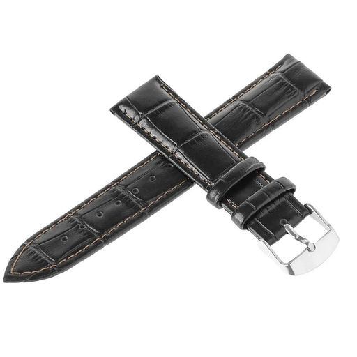 Ремешок натуральная кожа C16XL-22black-brown