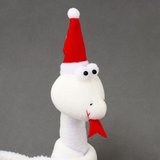 Мягкая игрушка Змея, на подвесе, 14 см, цвет белый - Simaland фото 4