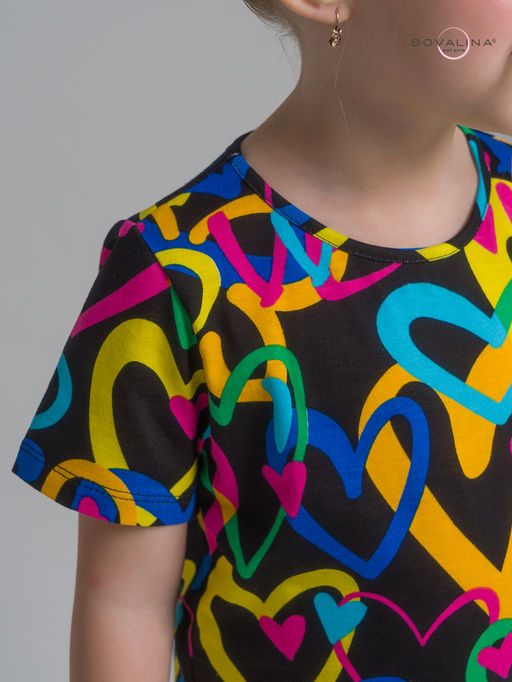 Костюм Актив яркие сердца-фуксия - Sovalina фото 20