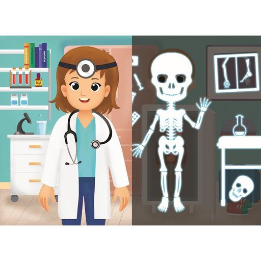 Пазл с фонариком Кабинет врача, 63 детали - Puzzle time фото 8