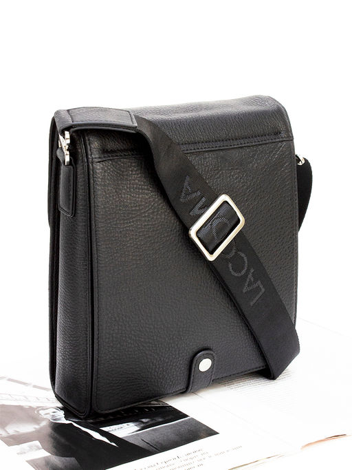 LACCOMA сумка 407-126-черный натуральная кожа