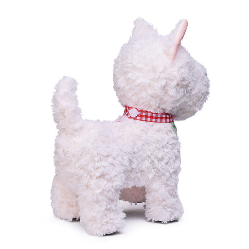 Собака "Снежок" (поет, ходит, повторяет) в пакете