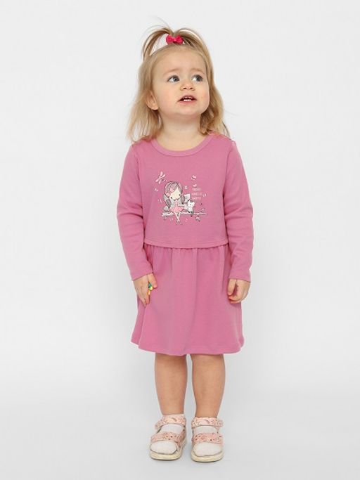 CRB wear/CSNG 63417-46-347 Платье для девочки,циклама/Ex.Cherubino фото 3