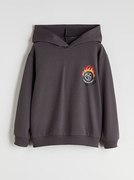 Kap??onlu Erkek ?ocuk Sweatshirt