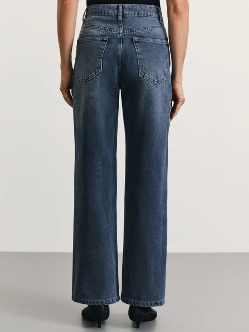 Джинсы straight с высокой посадкой / Zarina  фото 4