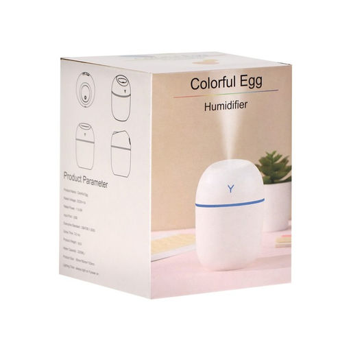 Увлажнитель HM-20 ультразвуковой, 0.22 л, 1.5 Вт, USB в компл., белый