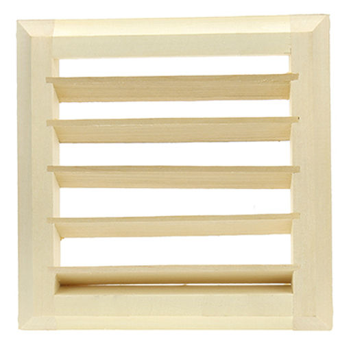 Решетка вентиляционная деревянная 20х20х3см, липа (Россия) - Домашняя мода фото 2