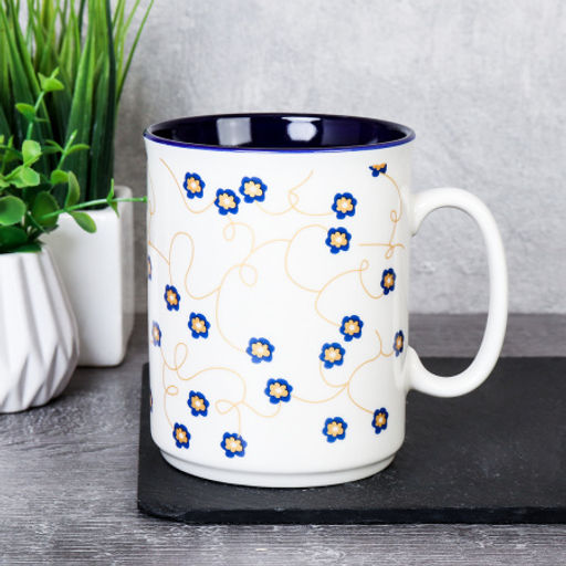 Кружка 320 мл Цветы Незабудка/ Z6542 /уп 12/72/ - Галеонтрейд фото 3