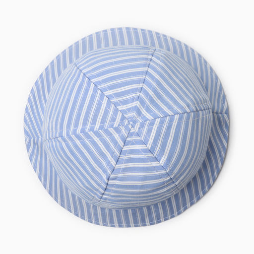 Панама детская MINAKU «Полосатик», размер 46, голубая