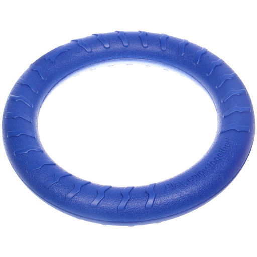 Цена за 2 шт. Кольцо - пуллер для собак средних и крупных пород "ЛЮБИМЫЙ БРО", цвет синий, d - 29см (подвес)