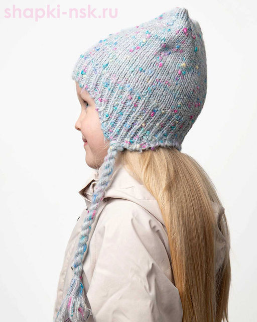 12612/2 MGU Ушанка для девочки флис (50-52)