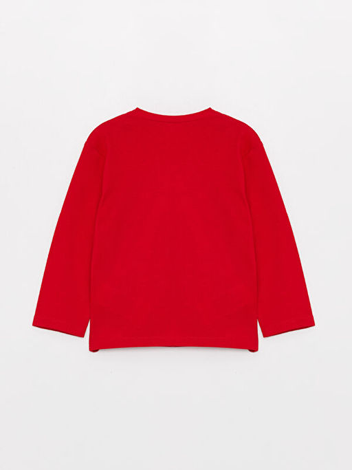 Bisiklet Yaka Atat?rk ?mza Bask?l? K?z Bebek Ti??rt - Waikiki фото 3