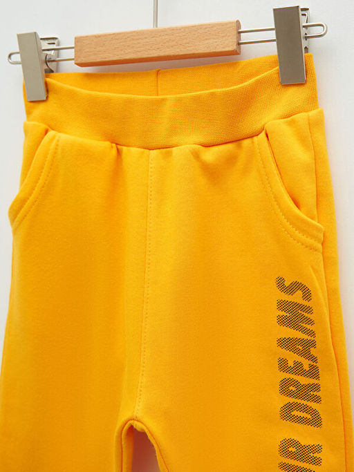 Beli Lastikli Bask?l? Erkek Bebek Jogger E?ofman Alt - Waikiki фото 3