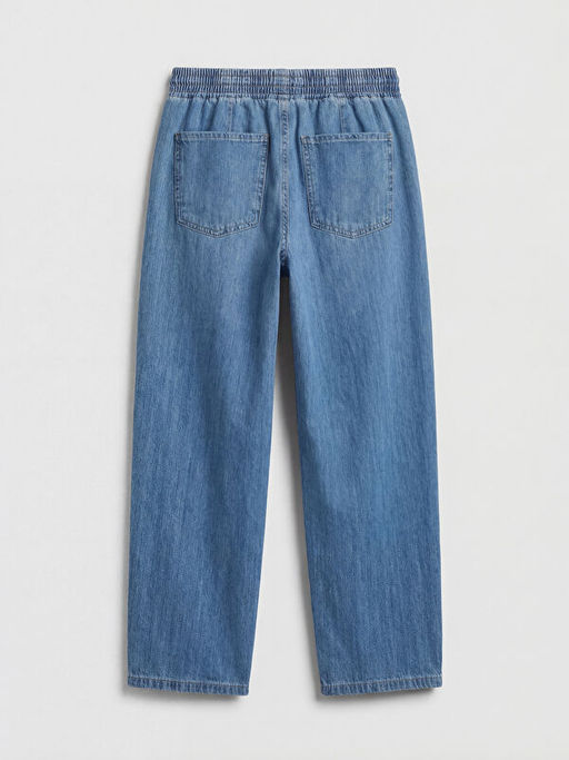 Beli Lastikli Balloon Fit Kad?n Jean Pantolon