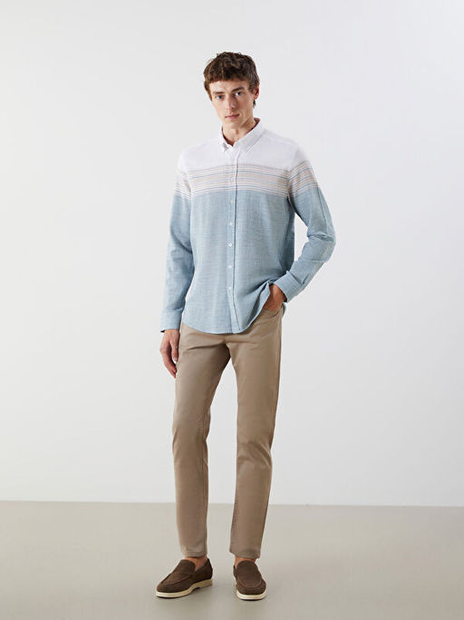 Regular Fit Uzun Kollu Arm?rl? Erkek G?mlek