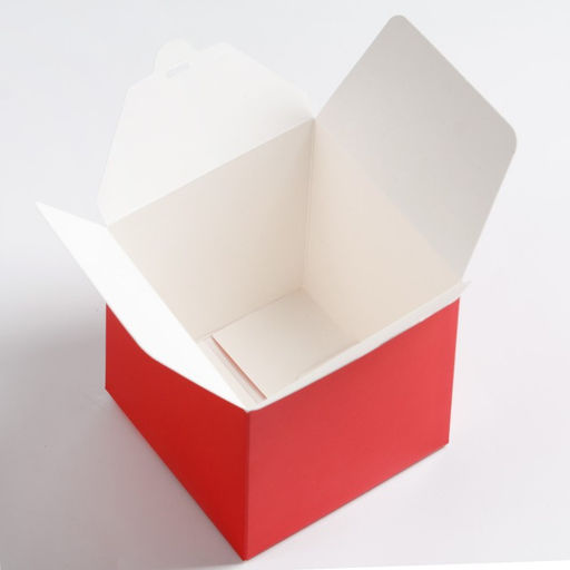 Цена за 10 шт. Коробка складная красная, 10 х 10 х 10 см - UPAK LAND фото 3