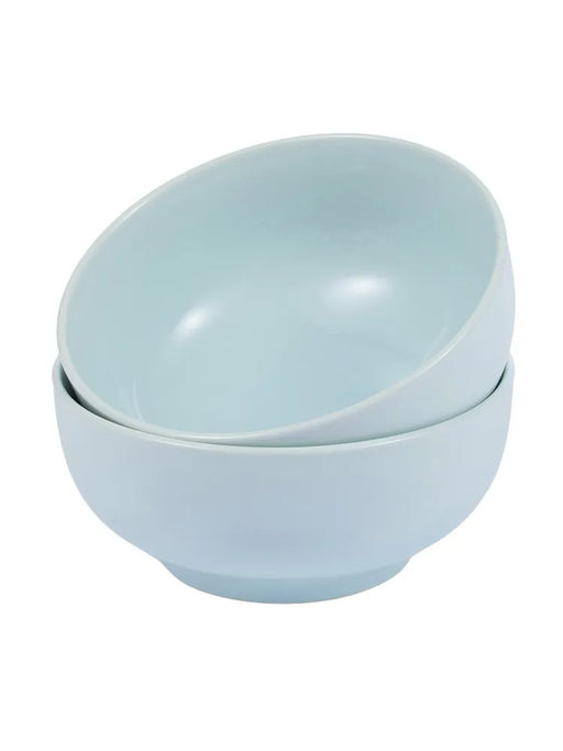 52217 GIPFEL Набор салатников ETHER 600 мл (2шт.). Материал: керамика. Цвет: светло-голубой.