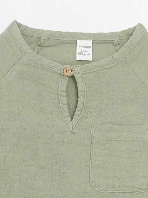 Bisiklet Yaka K?sa Kollu Erkek Bebek Ti??rt